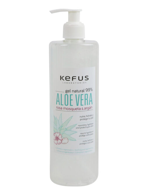 Gel Aloe Vera Natural Rosa Mosqueta y Argán